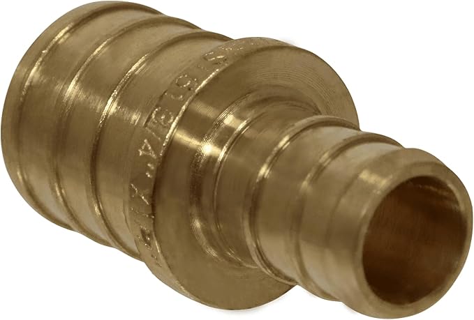 5 Pcs XFITTING Pex 3/4 Inch x 1/2 Inch Pex Coupling, Pex Reducing Coupling, 26-4-7=5XX