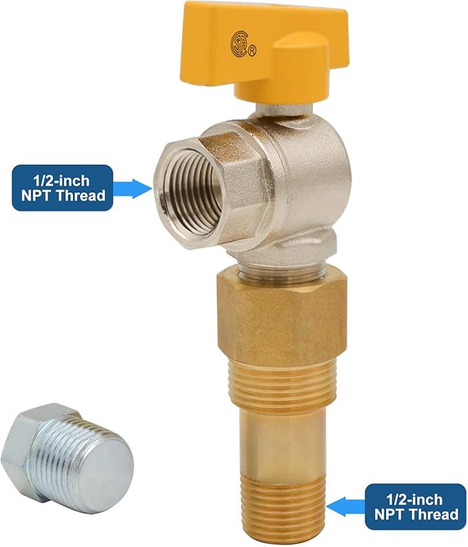 HYDRO MASTER Gas Outlet Box，3/4" NPT, Gas Supply Box，White (3/4-Inch)