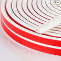 Silicone Weather Stripping Door Seal, 40FT Self Adhesive D Shaped Door Seal Strip for Door Frame, Door Insulation Strip Window Seal(40FT, 5/16" T)