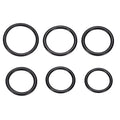 PATIKIL Nitrile Rubber O-Ring Assortment Kit, 30pcs Seal Gasket Set 6 Sizes Sealing NBR Gasket Washers for Car Repair Pressure Washer Plumbing Sealing Repair Air or Gas Connections