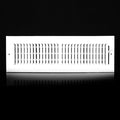 18x4 Vent Register [Duct Opening], Vent Covers for Home Ceiling, Two-Way Ventilation Register, Adjustable Solid Steel Wall Register Vent Cover (18"W x 4"H [Duct Opening])