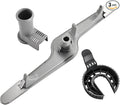 154568002 Dishwasher Lower Wash Arm and 5304518968 Dishwasher Lower Spray Arm and 5304506518 Trap Drain Filter Support for Frigidaire Electrolux 1545680 5304517203 154568001 154414101 154568002 (Grey)