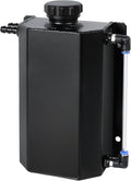EVIL ENERGY Radiator Coolant Overflow Tank, Coolant Recovery Tank Aluminum 2L Black