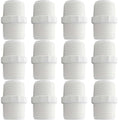 YSIL 12PCS 3/4 Inch PVC Nipple Male to Male Pipe Fittings Coupling Adapter for Thread PIPE Connection
