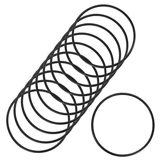 20-Pcak Nitrile Rubber O-Rings, 44mm ID, 48mm OD, 2mm Width, Metric Sealing Washer Gasket for Automotive Machine Plumbing/Faucet/Air or Gas Connections, Resists Oil and Heat