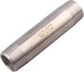 3/4" X 3/4" NPT Male Nipple Stainless Steel 304 Cast Pipe Coupling fitting 4" Length