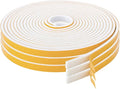 Adhesive Foam Tape 59 Feet, Soundproofing Neoprene Rubber Tape Door Insulation Weather Weatherproof Stripping, 1/2" Wide X 1/8" Thick, 19.7 Ft X 3 Rolls