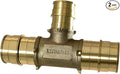 XFITTING Pex A 1 Inch x 1 Inch x 3/4 Inch Pex A Tee, 201-1-8=2XX, 2 Pieces
