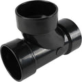 EFIELD 3" ABS DWV SANITARY Hub TEE