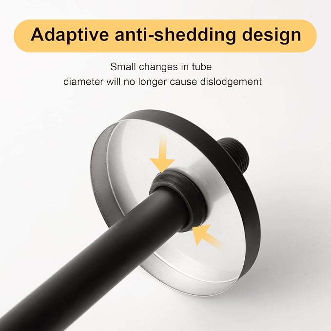 OFFO Extra Large Shower Arm Flange 3.5" in Outer Diameter Replacement Shower Head Arm Escutcheon Plate Suitable for Most Brands Shower Head Arms, Matte Black