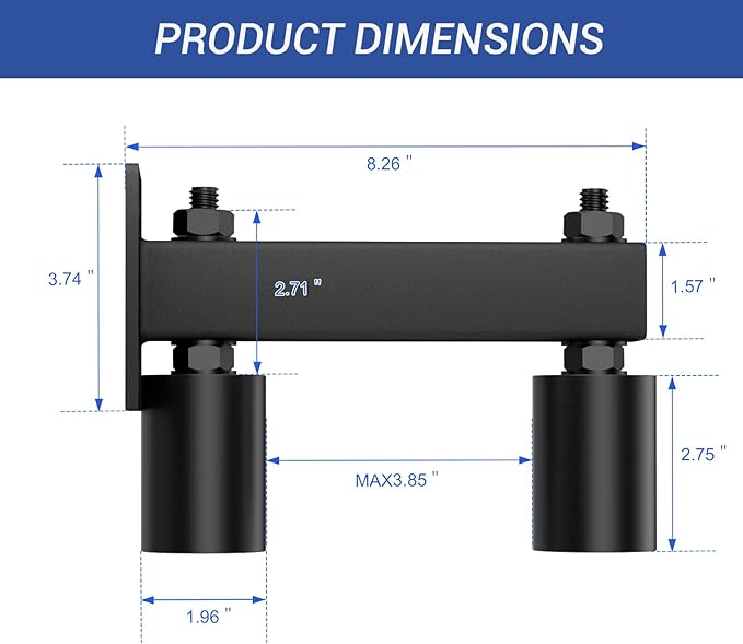Adjustable Slide Gate Guide Roller,Heavy Duty 3" Thickening Sliding Gate Support Assembly, Iron Gate Guide Wheel Pulley, Adjustable Up to 4" for Sliding Rolling Gates