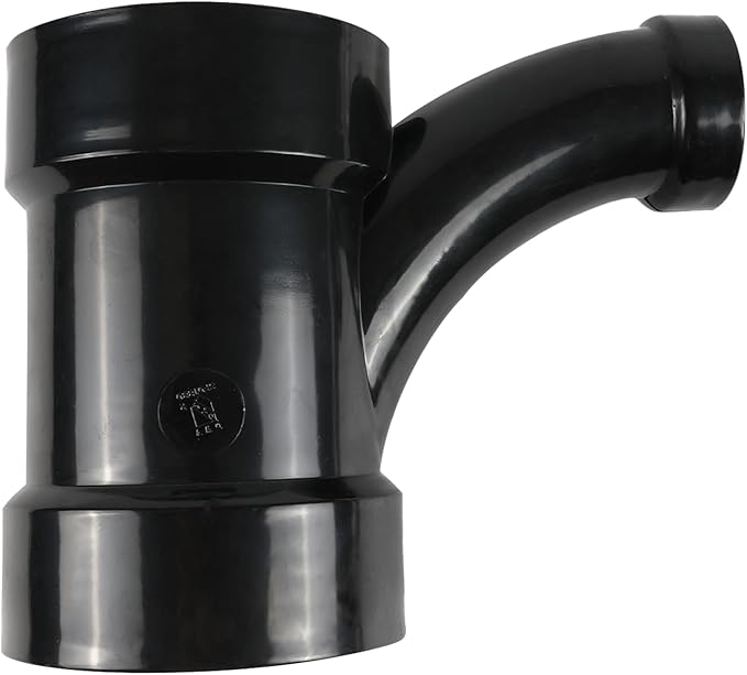 EFIELD 4"x 4"x3"ABS DWV Combination Wye & 1/8 Bend (One Piece) (Hub)