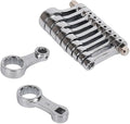 9-Piece Torque Adapter Set - 12-Point Box End Torque Adapter Extension Set - 3/8-Inch Drive for Hard to Reach Places - Includes 3/8", 7/16", 1/2", 9/16", 5/8", 11/16", 3/4", 13/16", 7/8"