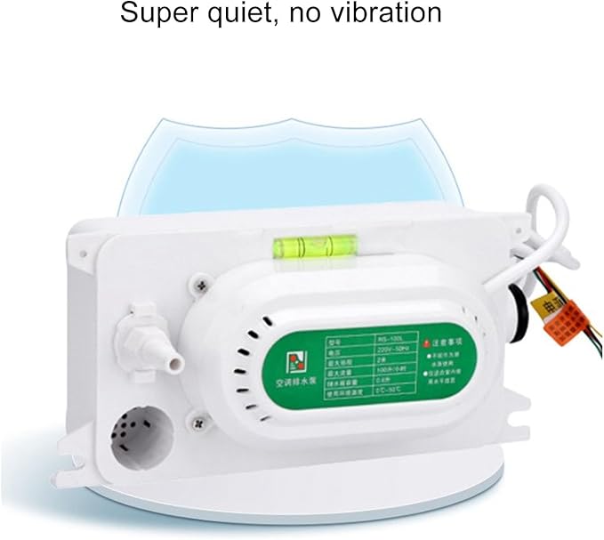 Condensate Pump, 100-230V Automatic Drain Pump HVAC Lift Removal Drain with 500ml Tank for Furnace Boiler Dehumidifier Refrigeration
