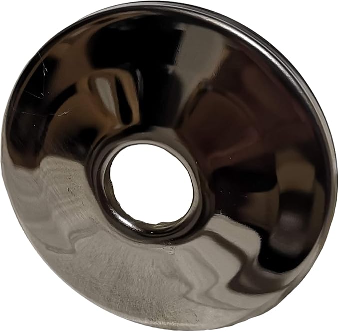 XFITTING 1/2 inch Pex, CPVC, Copper Pipe Escutcheons Chrome Plated, Decorative Flange, For 5/8 inch OD Tubing, 11 Pieces