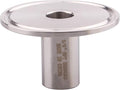 DERNORD Sanitary Female Threaded Pipe Fitting to 2 Inch TRI CLAMP OD 64mm Ferrule (Pipe Size: 1/4" NPT （2 Inch Tri clamp）)
