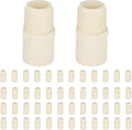 (50 Pack) EFIELD CPVC CTS Male Adapter Fittings, 1/2" Slip X 1/2" Male Thread,(CPVC033-10-50PCS)