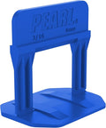 PEARL ABRASIVE CO. Leveling System Box of 500, Blue, 3/16"