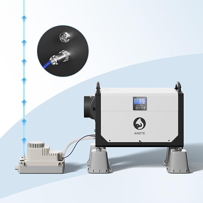 Automatic Condensate Pump HVAC/R Equipment Water Removal Pump AC Condensate Removal for Air Conditioner, Dehumidifier, 115-Volt, 60 Hz, 1/16 HP