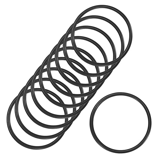 10-Pcak Nitrile Rubber O-Rings, 67mm ID, 75mm OD, 4mm Width, Metric Sealing Washer Gasket for Automotive Machine Plumbing/Faucet/Air or Gas Connections, Resists Oil and Heat