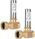 (2 Pack) Lidertik Water Hammer Arrestor Washing Machine 3/4 Absorb Shock and Reduce Noise Laundry Washer Knock Valve Garden Hose Air Inline Sink Dishwasher LI-Y241-11-11-S(2 PACK)