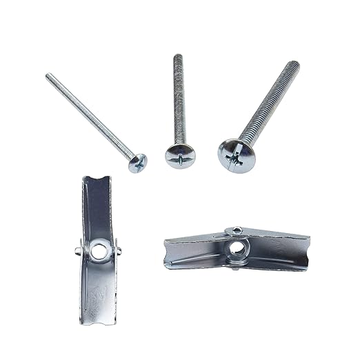 26Pcs Toggle Bolt and Wing Nut Assortment Kit for Hanging Heavy Items on Drywall 1/8 Inch 3/16Inch 1/4Inch