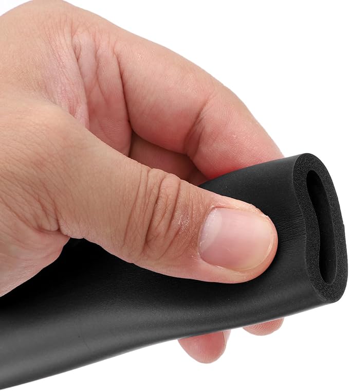 uxcell Foam Tubing for Handle Grip Support, Pipe Insulation Outside Pipe Lagging, 23.5mm ID 33mm(1 5/16") OD 1m Black