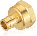 HeSun 100-Pack PEX-A FNPT Adapter Fitting, 3/4" NPT Female x 1/2" PEX-A Expansion Adapter, ASTM F1960
