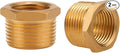 Brass Reducer Hex Bushing, NPT 3/4 Male x NPT 1/2 Female Threaded Fitting Adapter, Water Line Threaded Reducing Pipe Fitting, 2PCS