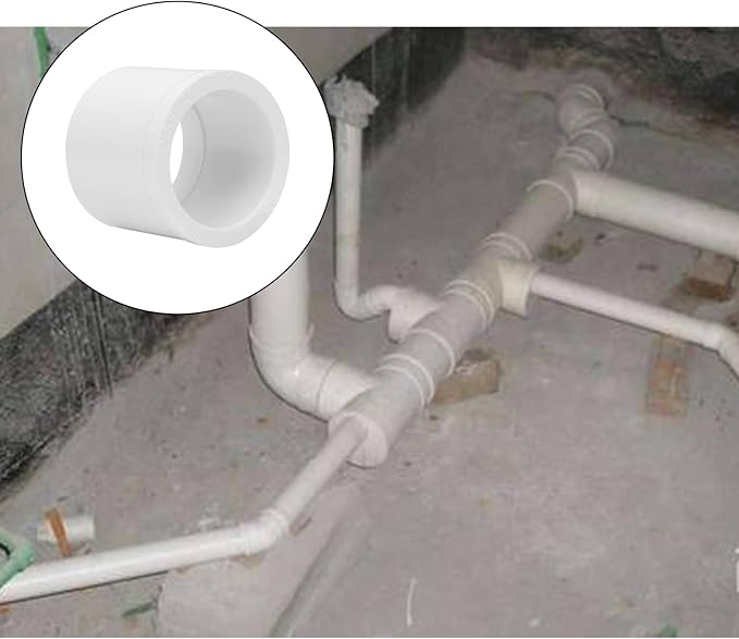 10Pack 1-1/4"x 1" PVC DWV Reducing Bush Adapter Pipe Fitting SCH40 PVC Reducer Bushing (Socket x Socket) PVC Pipe Reducing Bushing Fitting for Home Sewer Plumbing