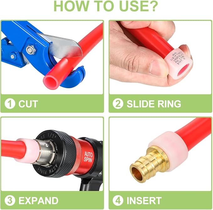2 Pack Pex-A Brass Expansion to Female Thread Adapter, 3/4 Inch PEX-A to 1 Inch Female NPT,Zero-Lead Brass NSF/ANSI 61 NSF 372 Certificate, ASTM F1960 Certified