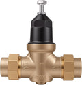 Upgraded 1" Brass Pressure Reducing Valve，Water Pressure Regulator for home with Double Union FNPT Connection - Stainless Steel Strainer Screen (1 inch)