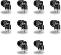 10 Pcs Push to Connect Fittings 1/2 Inch Tube OD x 1/4 Inch NPT Thread Pneumatic Male Elbow Quick Connect Air line fittings