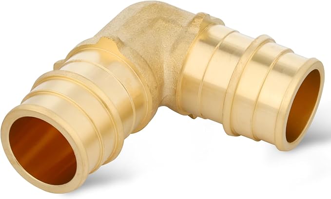 15 pack - 3/4 Inch PEX-A Expansion Fittings, ASTM F1960 Certified Lead-Free Brass Tee, Elbow, Coupling Combo, Compatible with PEX A Pipe Tubing, Full Flow Fitting for Plumbing Water Line, NSF/ANSI 61