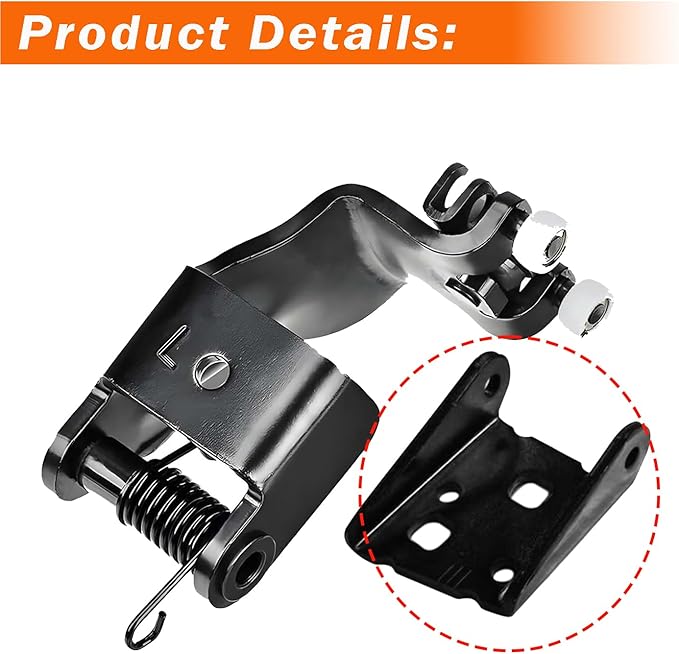 Left Driver Side Sliding Door Roller Assembly Compatible with 2005-2010 Honda Odyssey Van, Replacement # 72561-SHJ-A21, 924-128