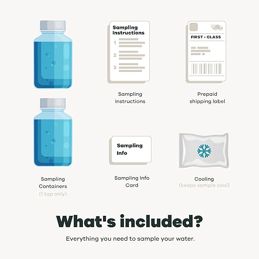 Professional PFAS Test for Drinking Water | Certified Tap Score Home Kit | Mail-in Lab Analysis | Easy Sampling, Shipping Included | EPA Testing Method