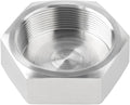 Stainless Steel 304 Hex End Cap 1-1/4" NPT Female Pipe Fitting 1pc