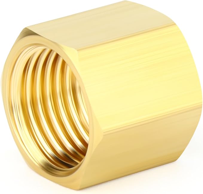 GASHER 20PCS Brass 3/16" Compression Fitting, Brass Compression Nut