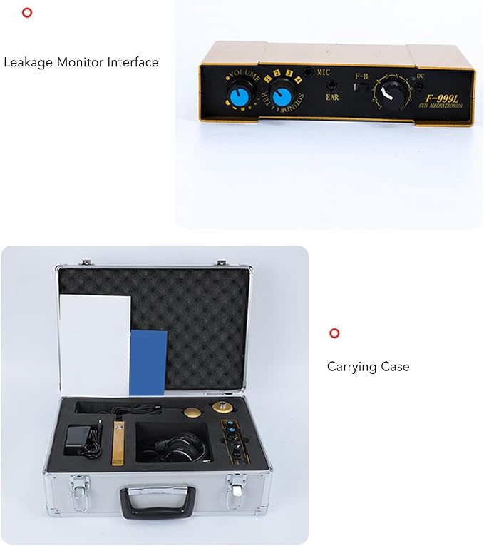 Yosoo Health Gear Underground Water Leak Detector with 4 Modes for Water Pipe Floor Heating Pipe AC100 to 240V (US Plug)