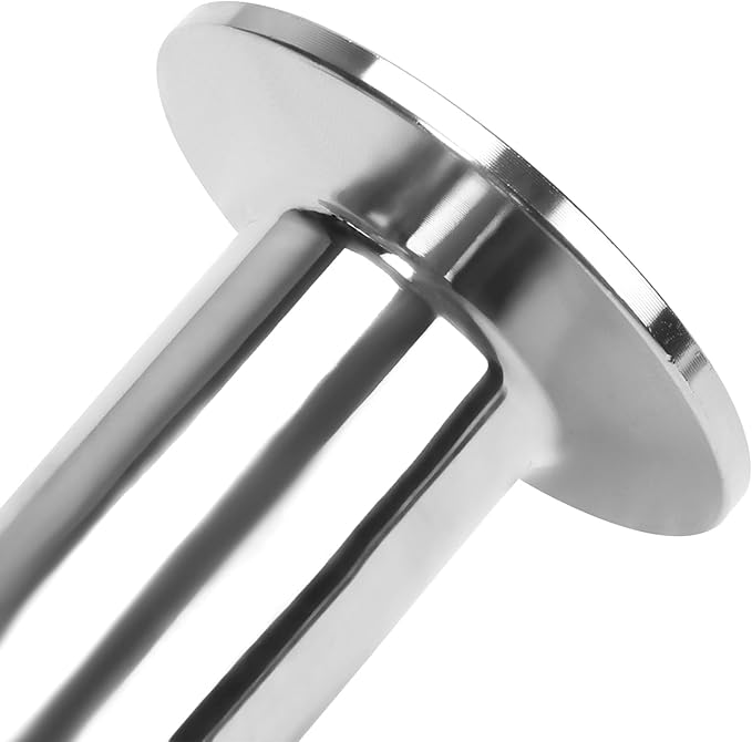 DERNORD 1.5 Inch Tri Clamp Tee 3 Way Instrument Tee Fittings Stainless Steel 304,25mm Pipe OD for Brewing System