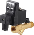 Automatic Drain Valve,G1/2 DN15 Automatic Electronic Timed Drain Valve for Air Compressor Condensate Management (AC230V)