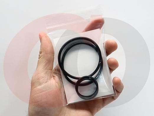 Captain O-Ring – Replacement O-Rings for Rusco/Vu-Flow Spin-Down, Sediment Trap Filters (2 Sets) [Select Size .75OR, 1OR, 1.5OR, or 2OR] (1" Filter (1OR) - 2 Sets)