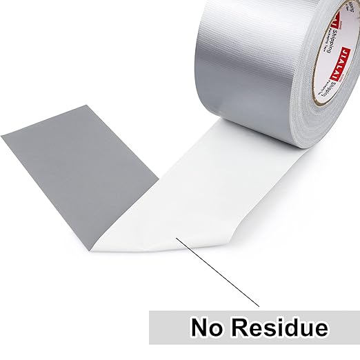 Wide Duct Tape 3 inch, Industrial Grade Silver (Gray) Tape 3 inches x 55 Yards (164 ft), 9 Mil Heavy-Duty, Waterproof, UV Resistant for Crafts & Home Improvement