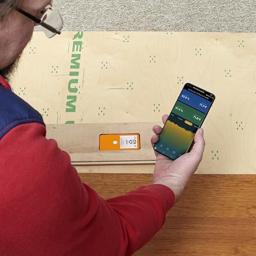 Floor Sentry by Wagner Meters - Smart Embedded Wood Floor Sensor – Moisture and Temperature Monitoring for Long-Term Floor Health