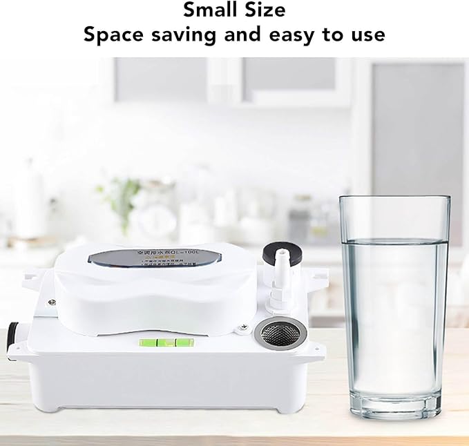 HVAC Water Drain Pumps, Condensate Removal Water Pumps with 600ml Storage Box, Automatic Operation and Stop Function, Ideal for Air Conditioners, Ice Makers