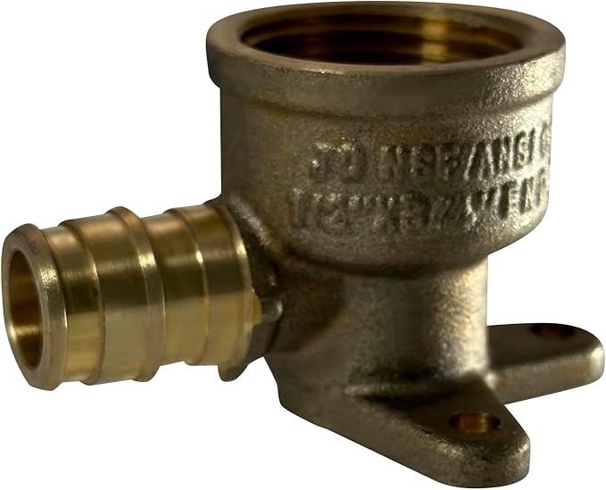 XFITTING Pex A 1/2 Inch x 3/4 Inch Female NPT Drop Elbow, 201-1-3=10XX, 10 Pieces