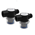 SEAFLO Water Pump Inline Strainer Filter (51S01) - 1/2" NPSM Inlet/Outlet - RV Replacement- Compatible, Shurflo, and WFCO Pumps (2-Pack)