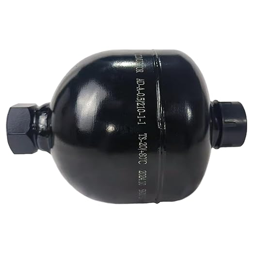 Autovo 3/4-16, 30cu.in (0.5L) UNF Diaphragm Accumulator 4786psi Max Working Pressure