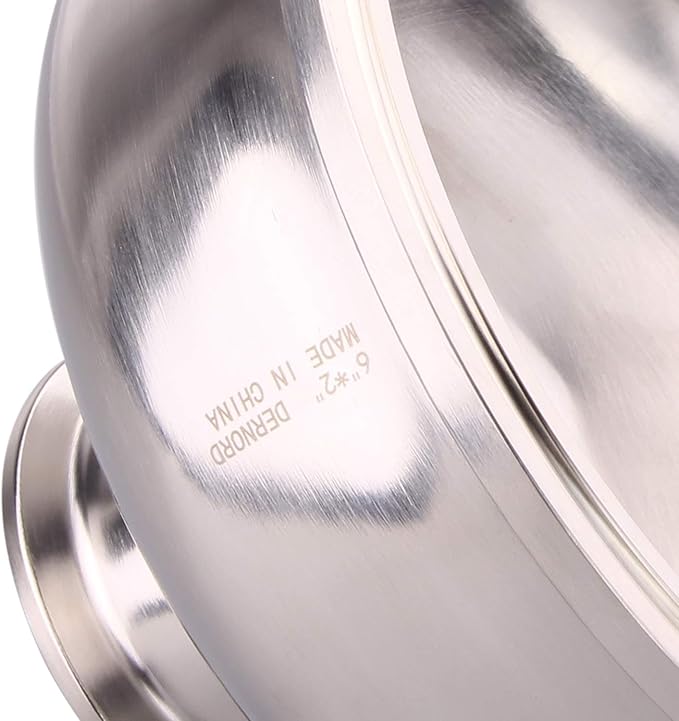 DERNORD Tri Clamp Bowl Reducer Sanitary Fitting Stainless Steel 304 (Tri Clamp Size: 6 inch x 2 inch)