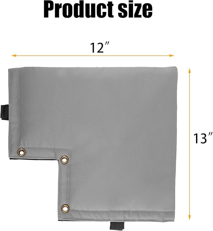 Insulated Backflow Preventer Pouch - Outdoor Pipe Insulation for Winter, Well Pump & Sprinkler Valve Protection